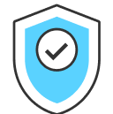 Imagen de protección azul